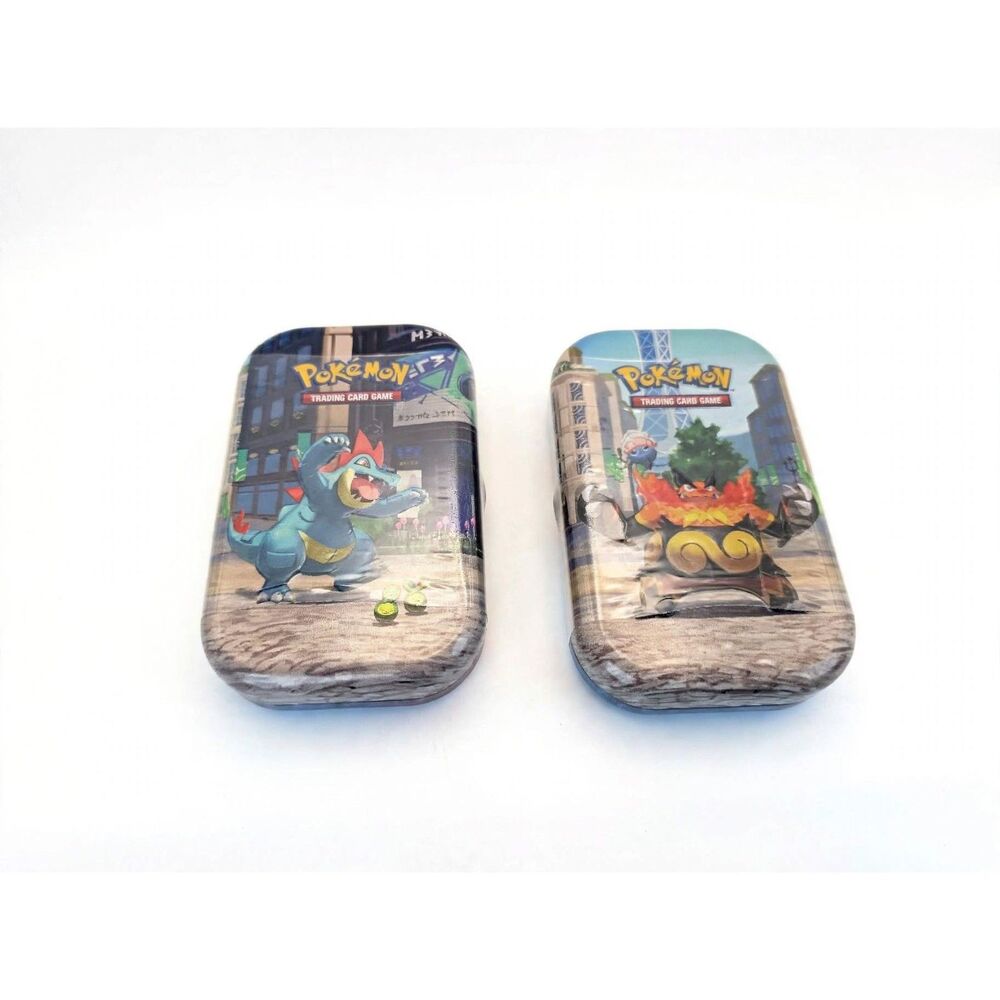 Pokemon TCG Lumiose City Mini Tins Lot of 2 Feraligatr Emboar Factory Sealed New